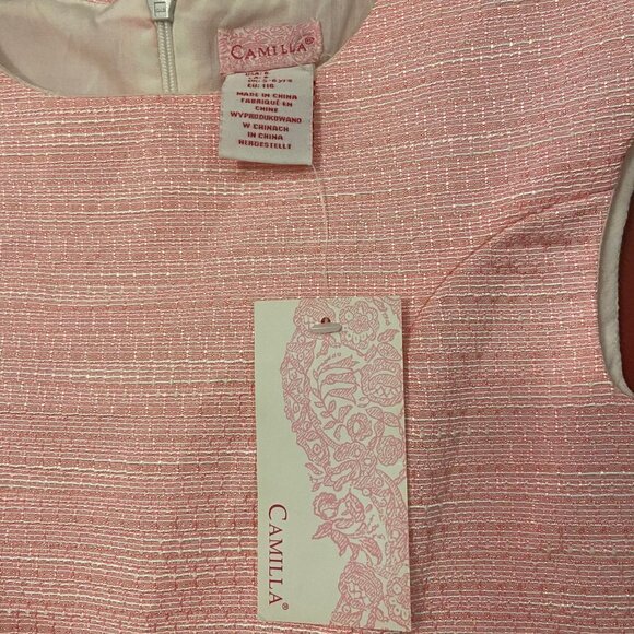 Camilla Girl's Pink Sparkle Formal Dress - Size 6 - NWT - Picture 2 of 4